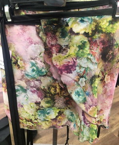Jule Floral Wrap Skirt